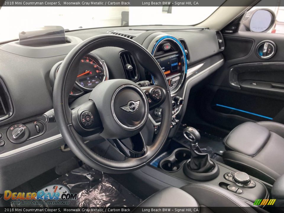 2018 Mini Countryman Cooper S Moonwalk Gray Metallic / Carbon Black Photo #17