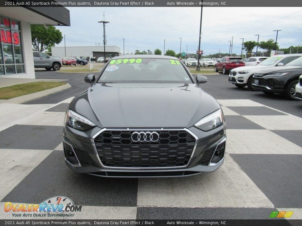 2021 Audi A5 Sportback Premium Plus quattro Daytona Gray Pearl Effect / Black Photo #2
