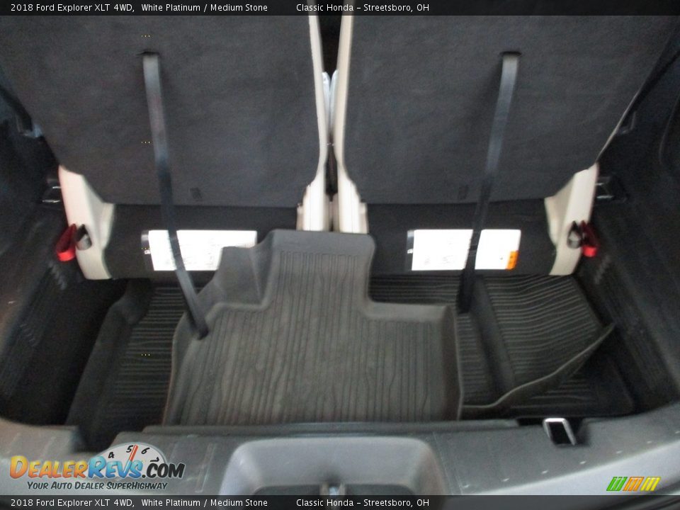 2018 Ford Explorer XLT 4WD White Platinum / Medium Stone Photo #23