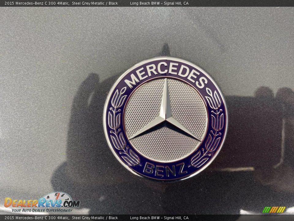 2015 Mercedes-Benz C 300 4Matic Steel Grey Metallic / Black Photo #8