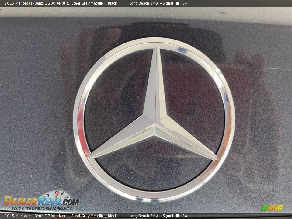 2015 Mercedes-Benz C 300 4Matic Steel Grey Metallic / Black Photo #10