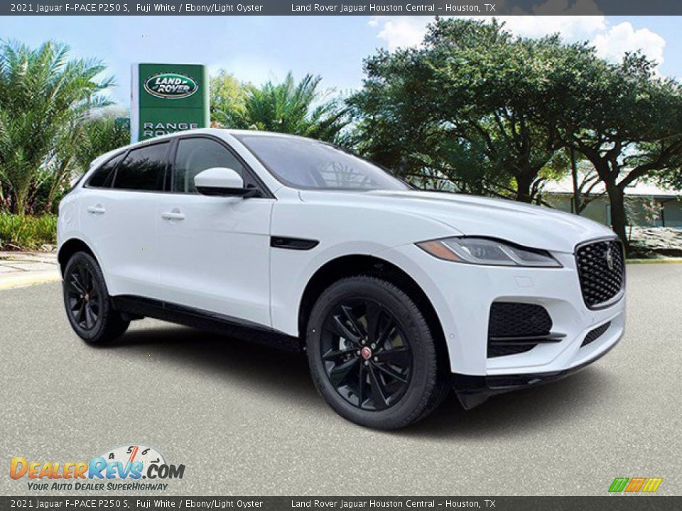 2021 Jaguar F-PACE P250 S Fuji White / Ebony/Light Oyster Photo #12