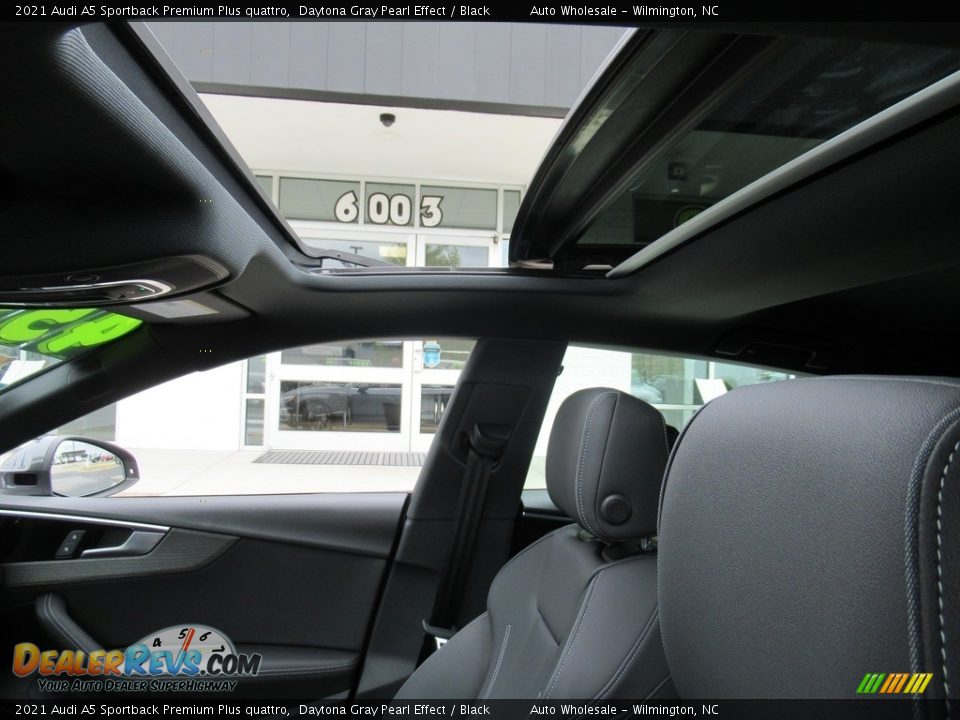 2021 Audi A5 Sportback Premium Plus quattro Daytona Gray Pearl Effect / Black Photo #14