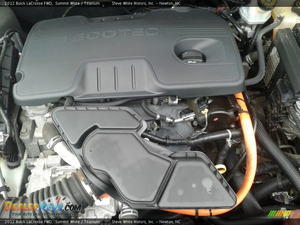 2012 Buick LaCrosse FWD 2.4 Liter SIDI DOHC 16-Valve VVT 4 Cylinder Gasoline/eAssist Electric Motor Engine Photo #9
