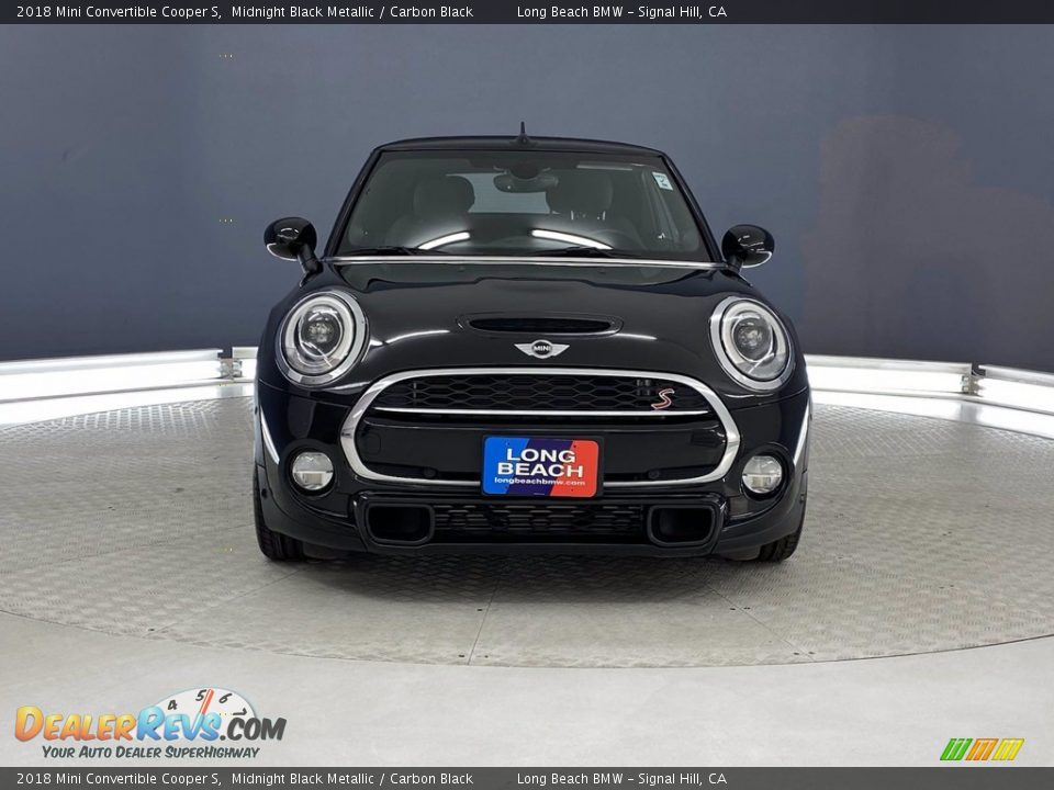 2018 Mini Convertible Cooper S Midnight Black Metallic / Carbon Black Photo #2