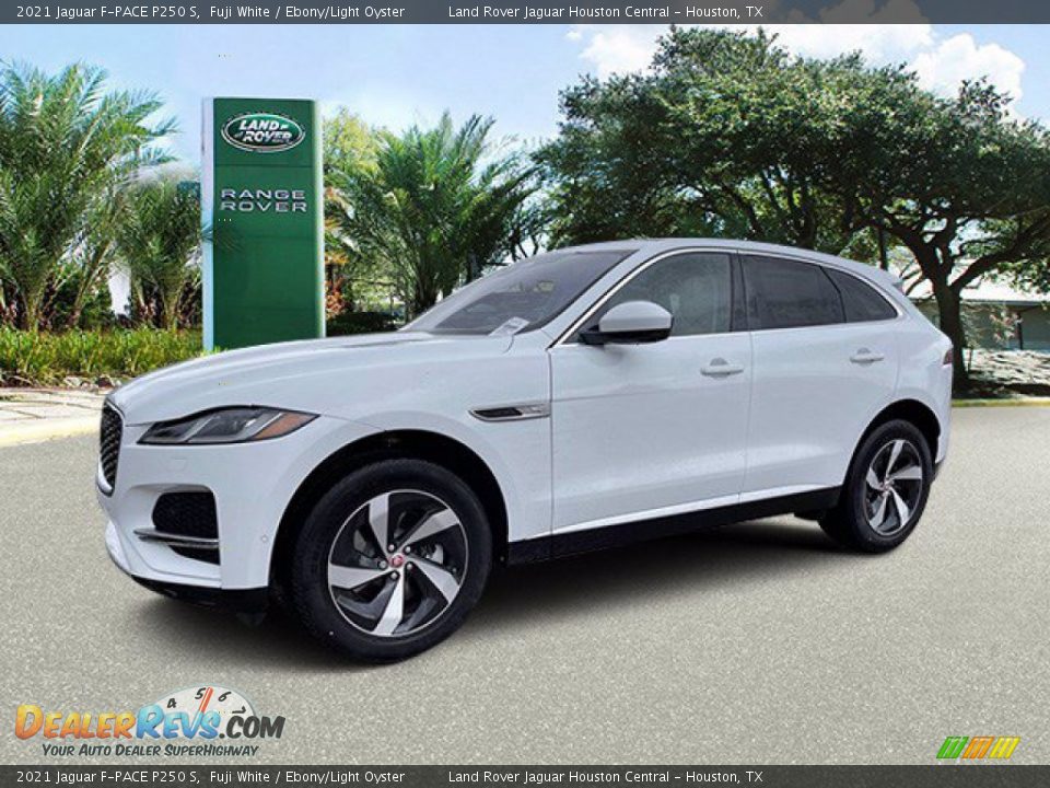 2021 Jaguar F-PACE P250 S Fuji White / Ebony/Light Oyster Photo #1