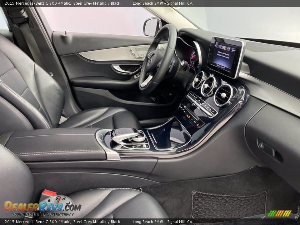 Black Interior - 2015 Mercedes-Benz C 300 4Matic Photo #32