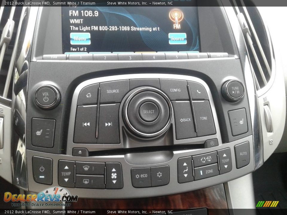Controls of 2012 Buick LaCrosse FWD Photo #21
