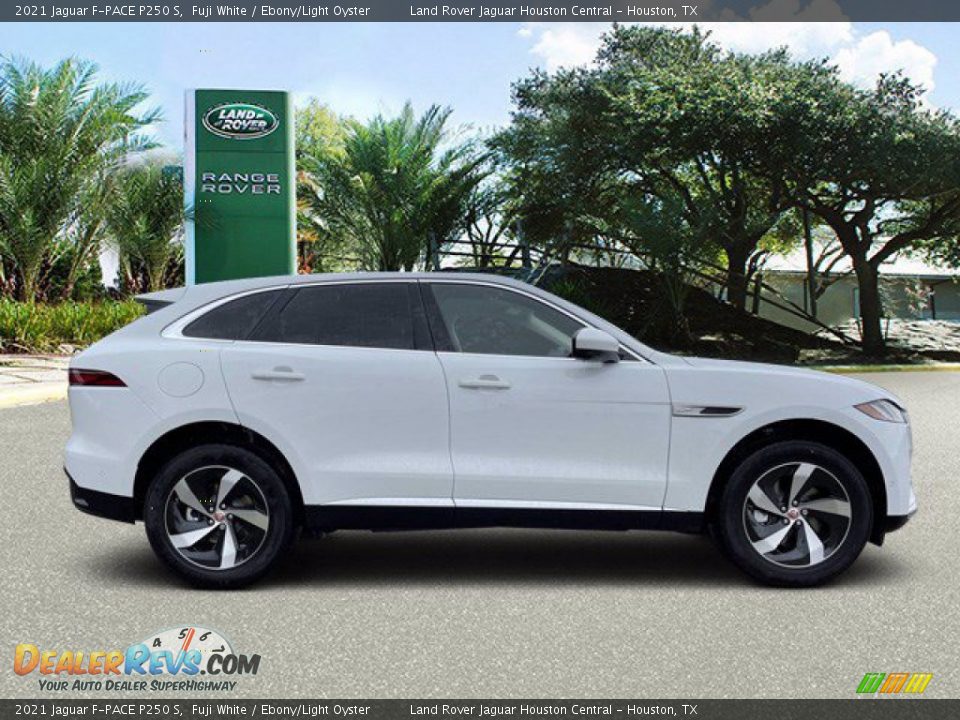 2021 Jaguar F-PACE P250 S Fuji White / Ebony/Light Oyster Photo #7