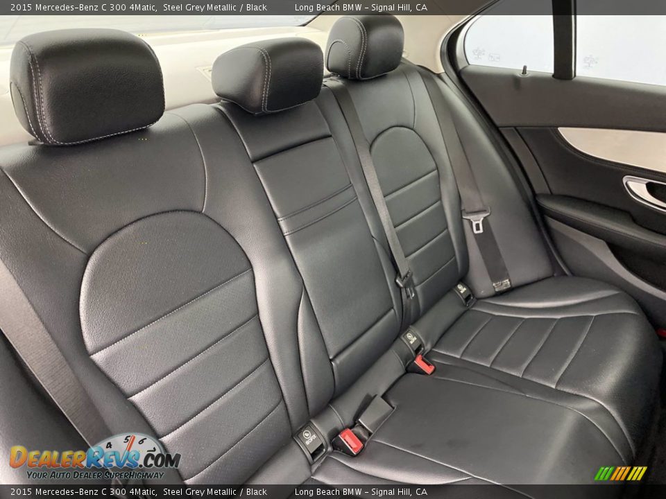Rear Seat of 2015 Mercedes-Benz C 300 4Matic Photo #35