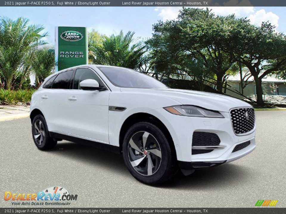 2021 Jaguar F-PACE P250 S Fuji White / Ebony/Light Oyster Photo #8