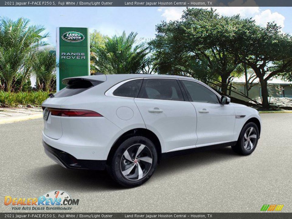 2021 Jaguar F-PACE P250 S Fuji White / Ebony/Light Oyster Photo #9