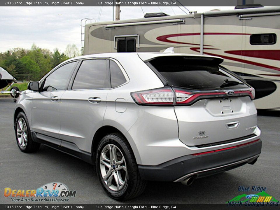 2016 Ford Edge Titanium Ingot Silver / Ebony Photo #3