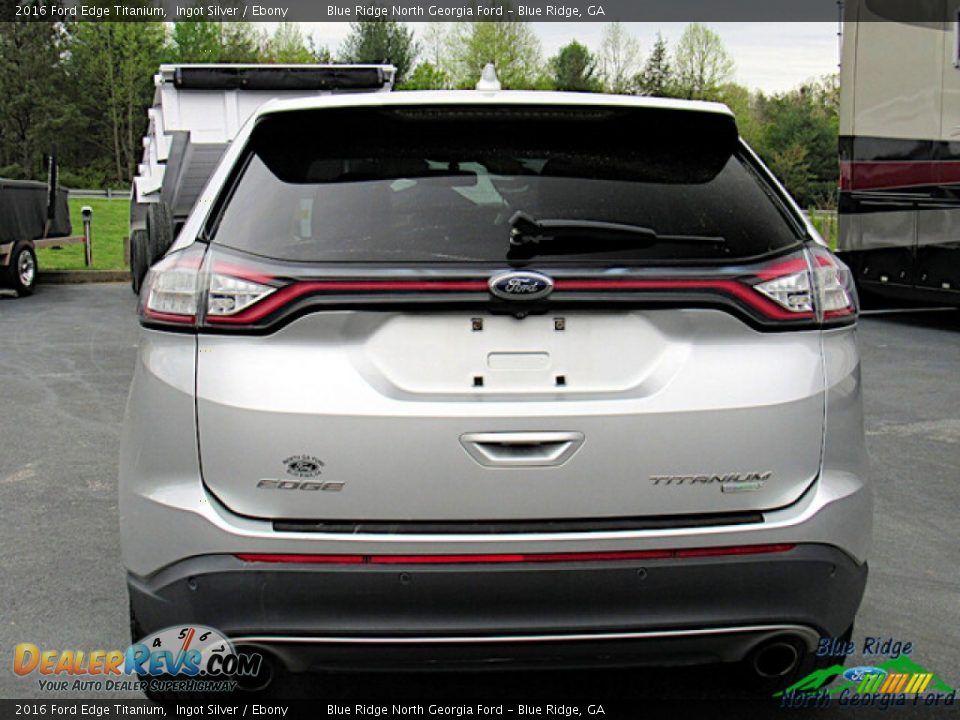 2016 Ford Edge Titanium Ingot Silver / Ebony Photo #4