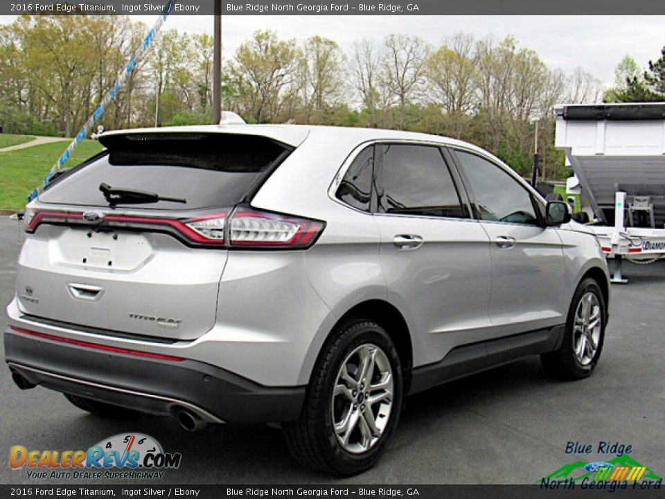 2016 Ford Edge Titanium Ingot Silver / Ebony Photo #5