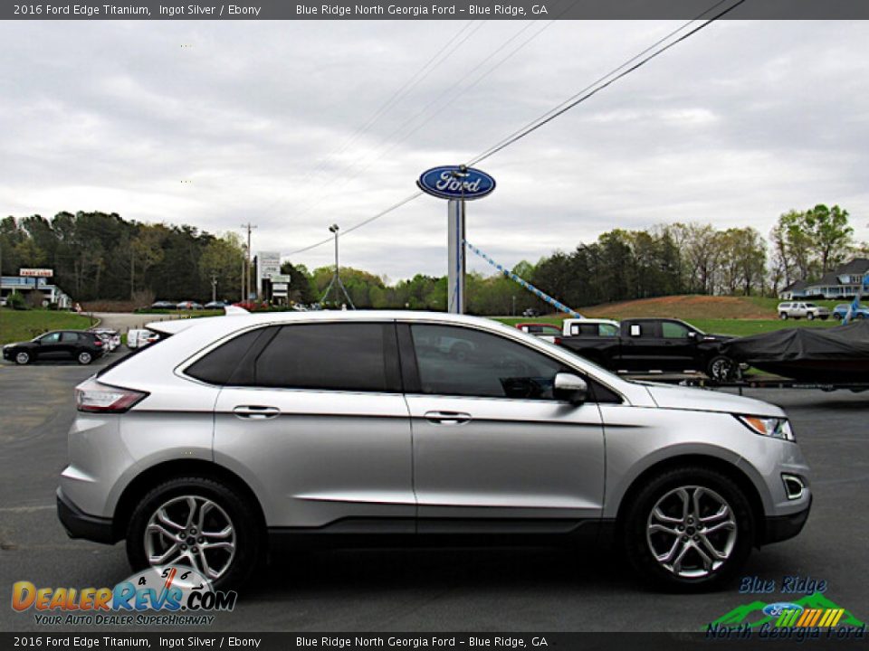 2016 Ford Edge Titanium Ingot Silver / Ebony Photo #6