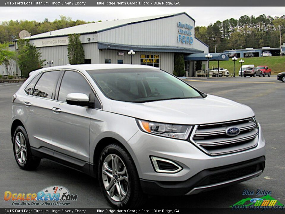 2016 Ford Edge Titanium Ingot Silver / Ebony Photo #7