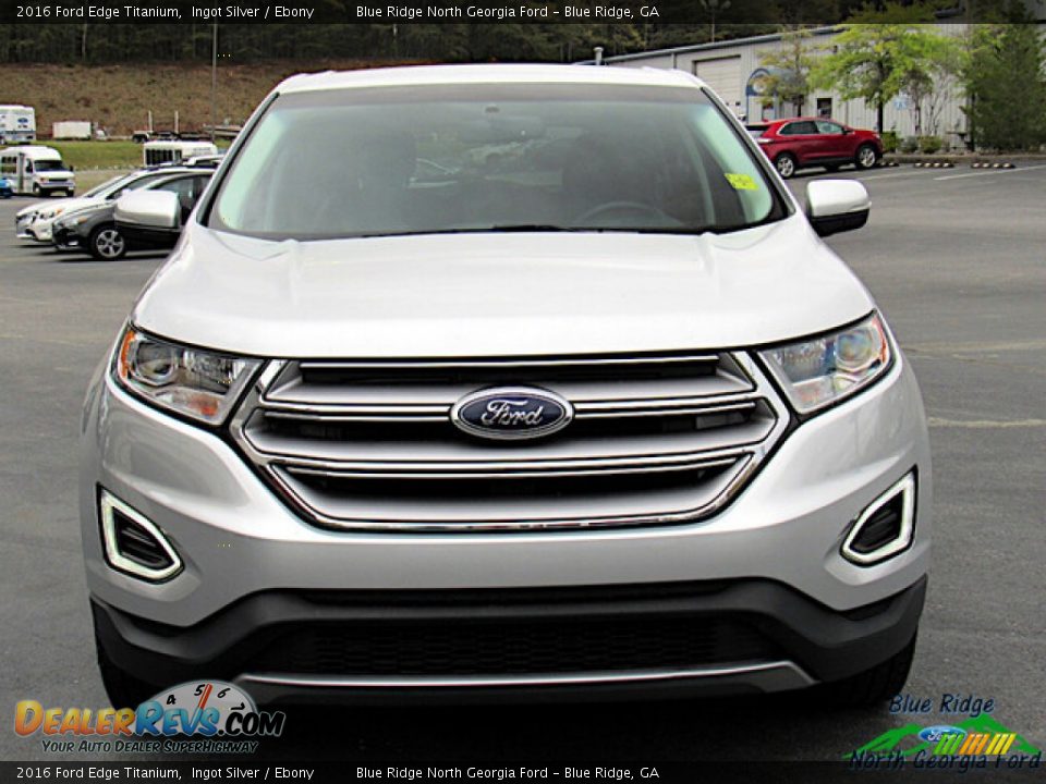 2016 Ford Edge Titanium Ingot Silver / Ebony Photo #8