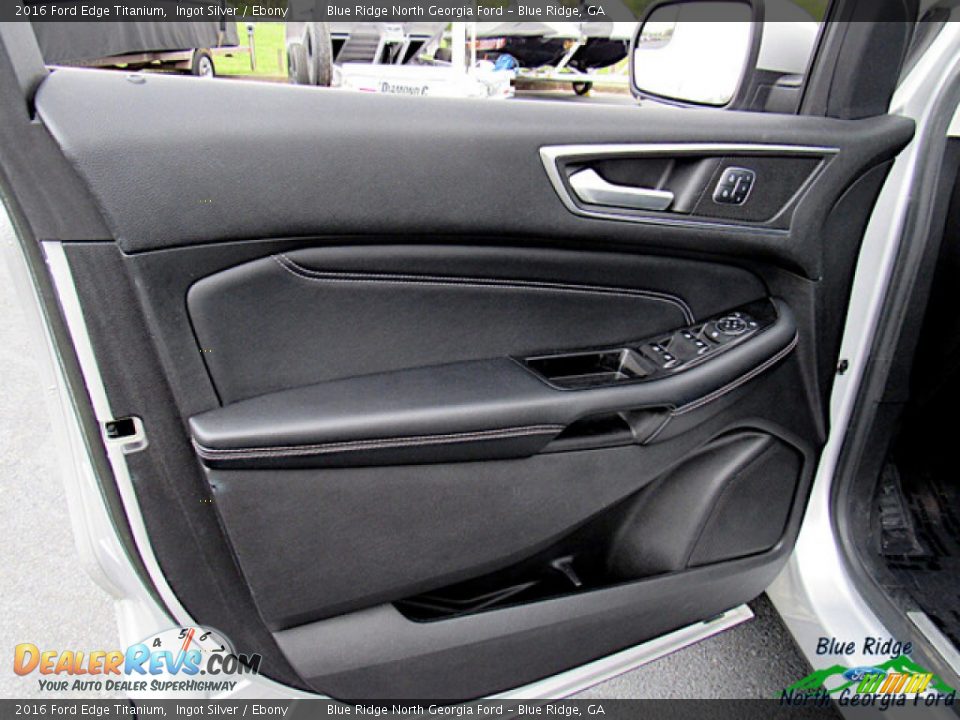 2016 Ford Edge Titanium Ingot Silver / Ebony Photo #10