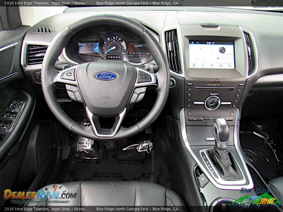 2016 Ford Edge Titanium Ingot Silver / Ebony Photo #15