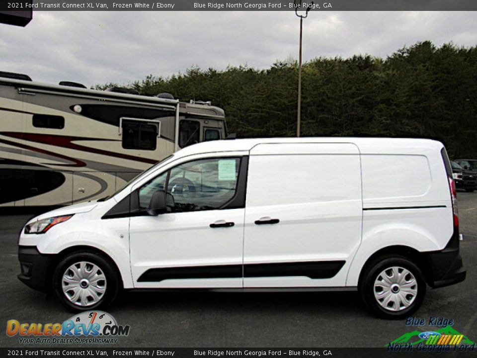 2021 Ford Transit Connect XL Van Frozen White / Ebony Photo #2