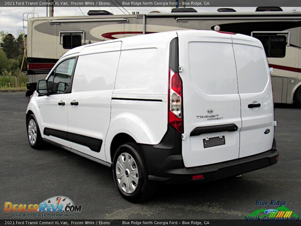 2021 Ford Transit Connect XL Van Frozen White / Ebony Photo #3