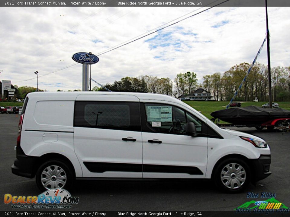2021 Ford Transit Connect XL Van Frozen White / Ebony Photo #6
