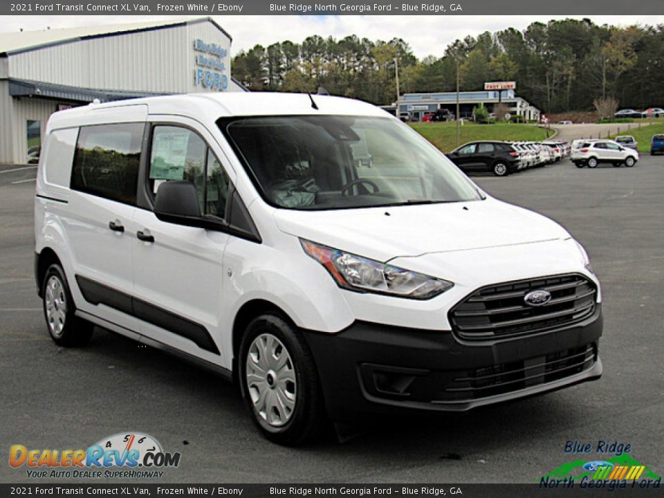 2021 Ford Transit Connect XL Van Frozen White / Ebony Photo #7