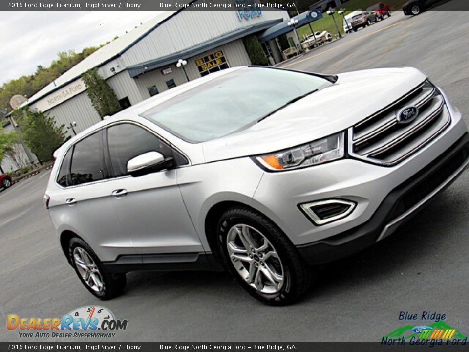 2016 Ford Edge Titanium Ingot Silver / Ebony Photo #27