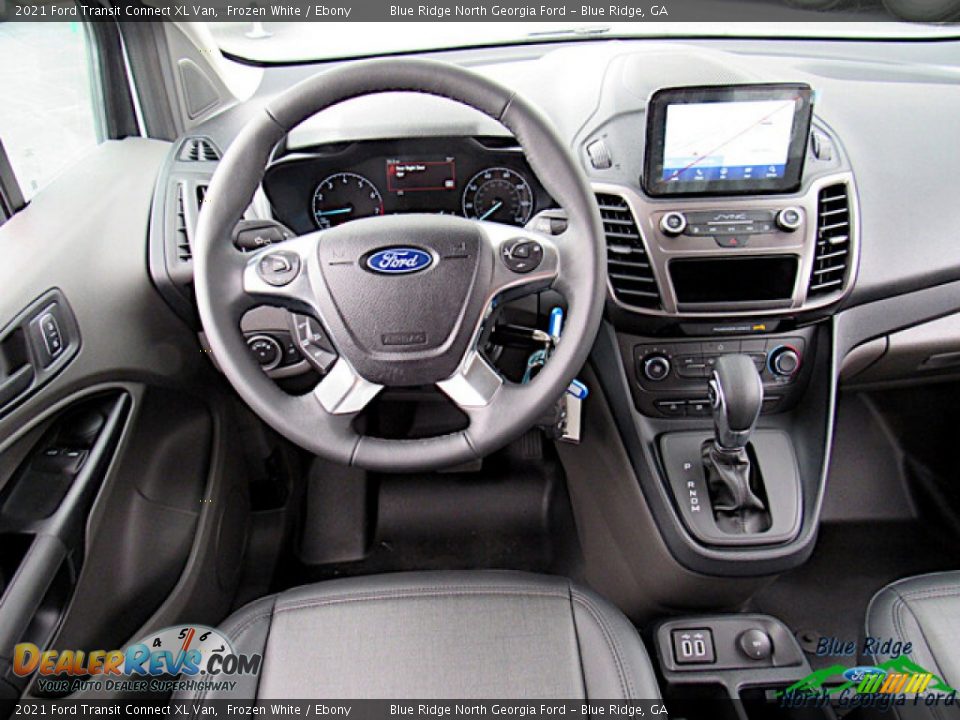 2021 Ford Transit Connect XL Van Frozen White / Ebony Photo #15