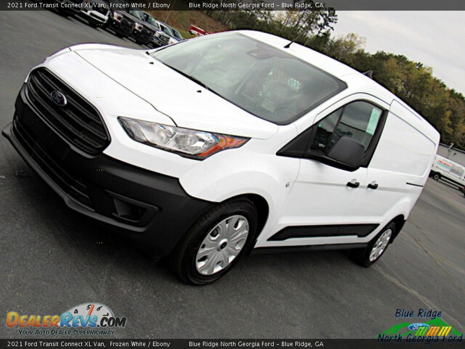 2021 Ford Transit Connect XL Van Frozen White / Ebony Photo #25