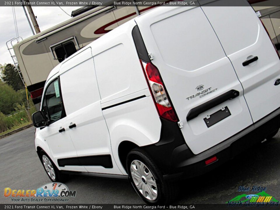 2021 Ford Transit Connect XL Van Frozen White / Ebony Photo #28