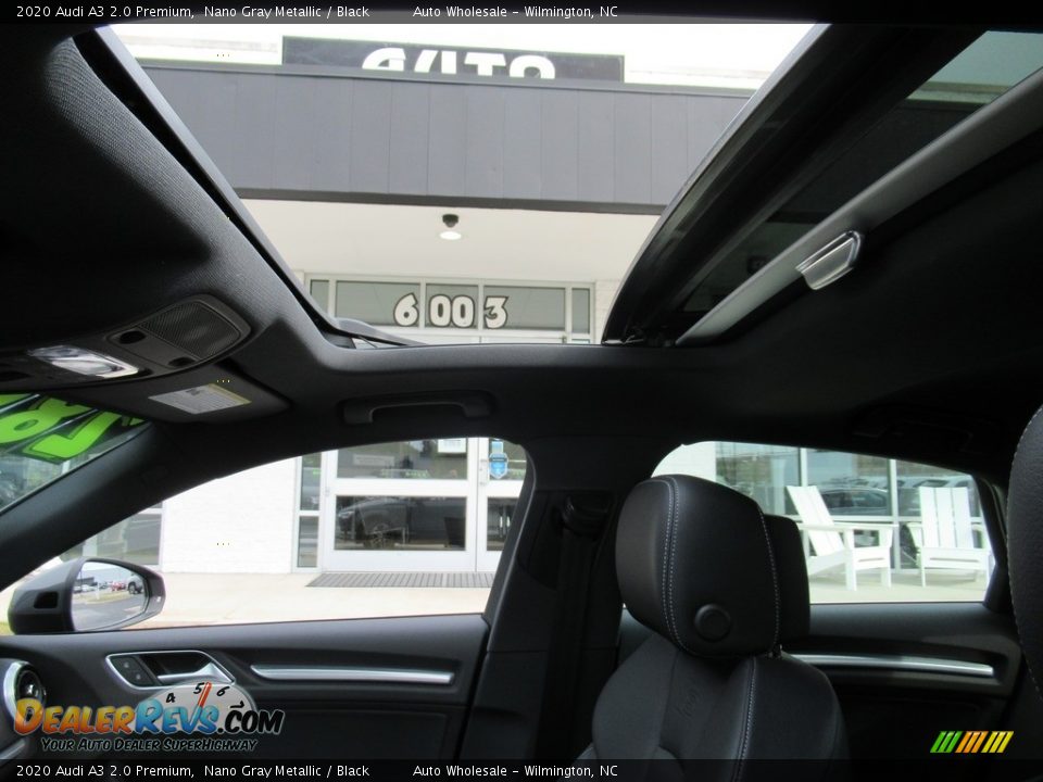 2020 Audi A3 2.0 Premium Nano Gray Metallic / Black Photo #14