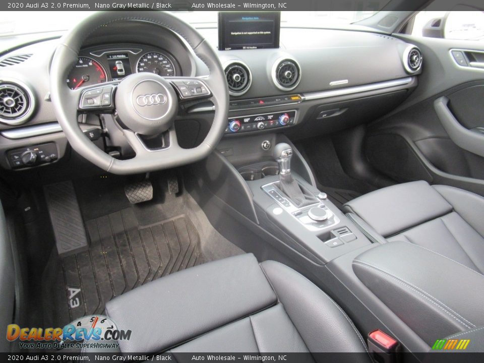 Black Interior - 2020 Audi A3 2.0 Premium Photo #15