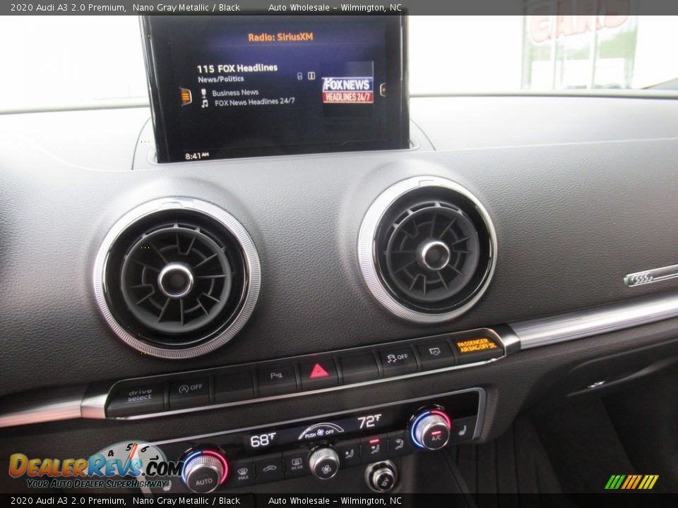 2020 Audi A3 2.0 Premium Nano Gray Metallic / Black Photo #17