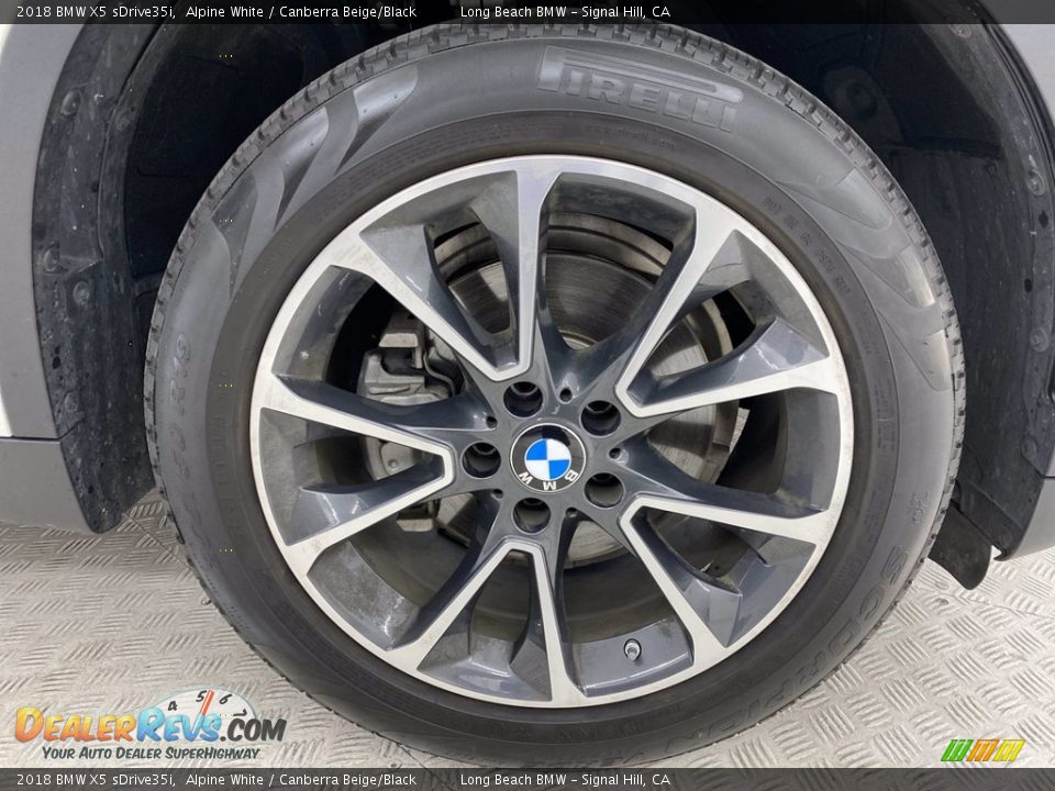 2018 BMW X5 sDrive35i Alpine White / Canberra Beige/Black Photo #6