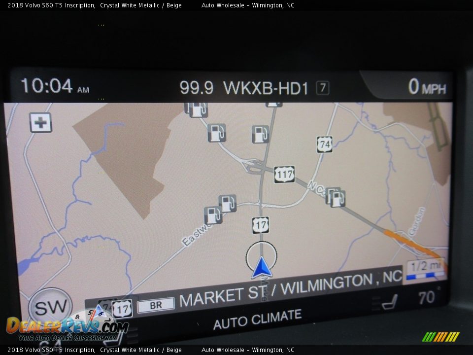 2018 Volvo S60 T5 Inscription Crystal White Metallic / Beige Photo #17