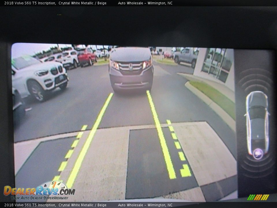 2018 Volvo S60 T5 Inscription Crystal White Metallic / Beige Photo #19