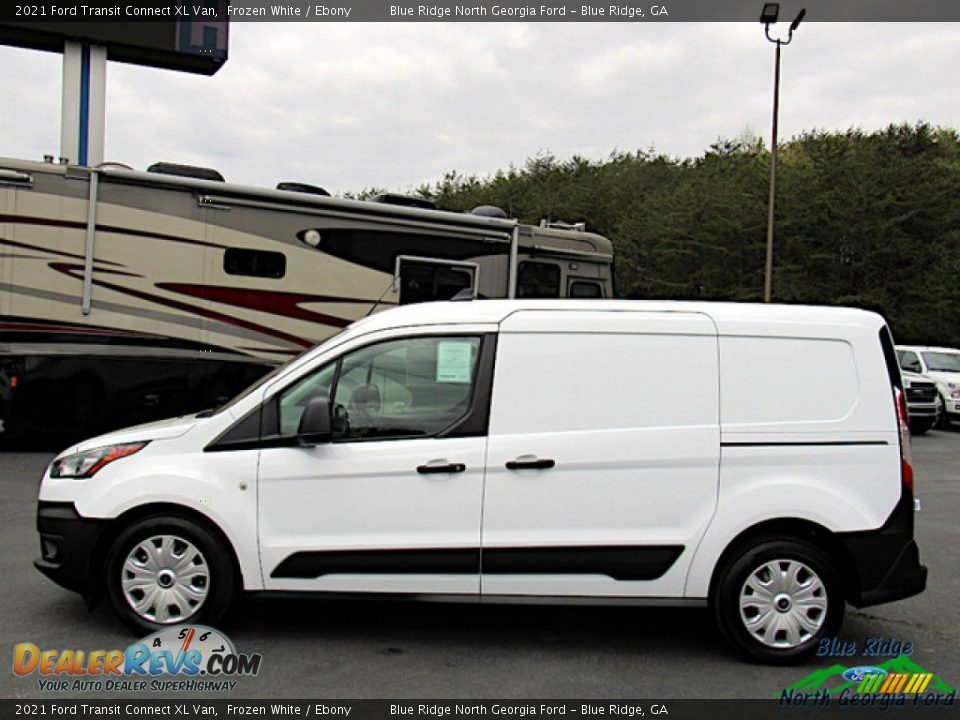 2021 Ford Transit Connect XL Van Frozen White / Ebony Photo #2