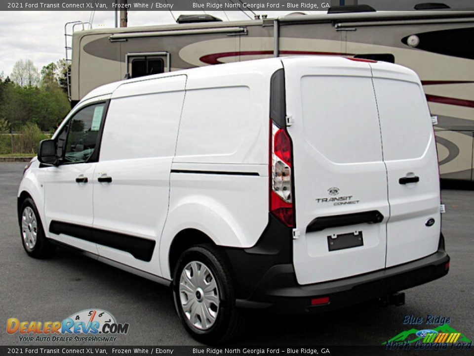 2021 Ford Transit Connect XL Van Frozen White / Ebony Photo #3