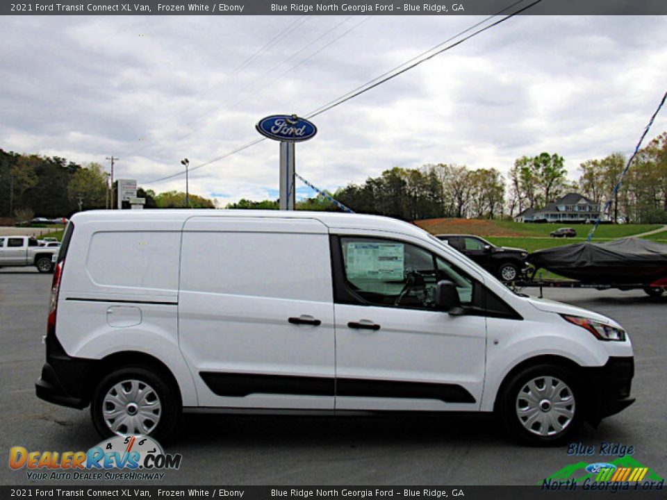 2021 Ford Transit Connect XL Van Frozen White / Ebony Photo #6