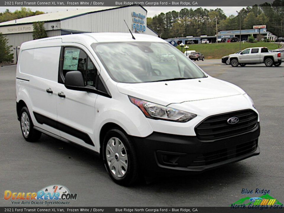 2021 Ford Transit Connect XL Van Frozen White / Ebony Photo #7