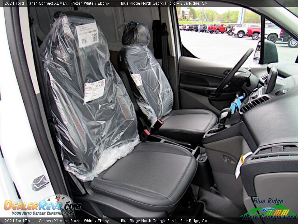 2021 Ford Transit Connect XL Van Frozen White / Ebony Photo #11