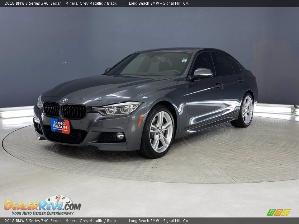 2018 BMW 3 Series 340i Sedan Mineral Grey Metallic / Black Photo #3