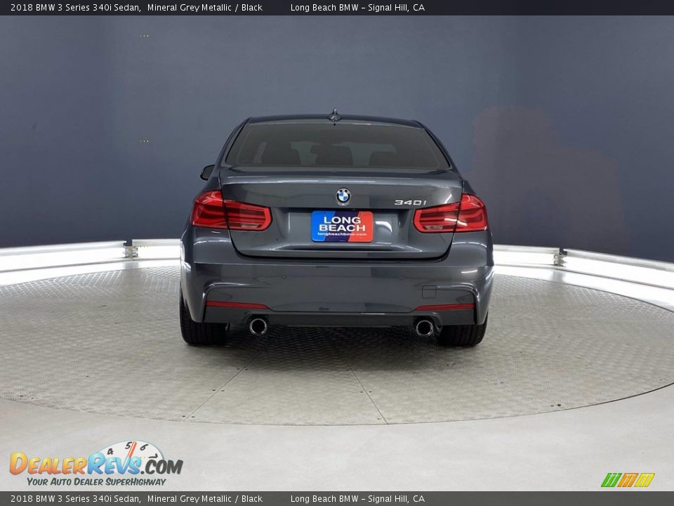 2018 BMW 3 Series 340i Sedan Mineral Grey Metallic / Black Photo #4