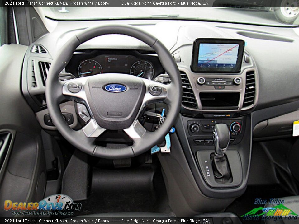 2021 Ford Transit Connect XL Van Frozen White / Ebony Photo #14