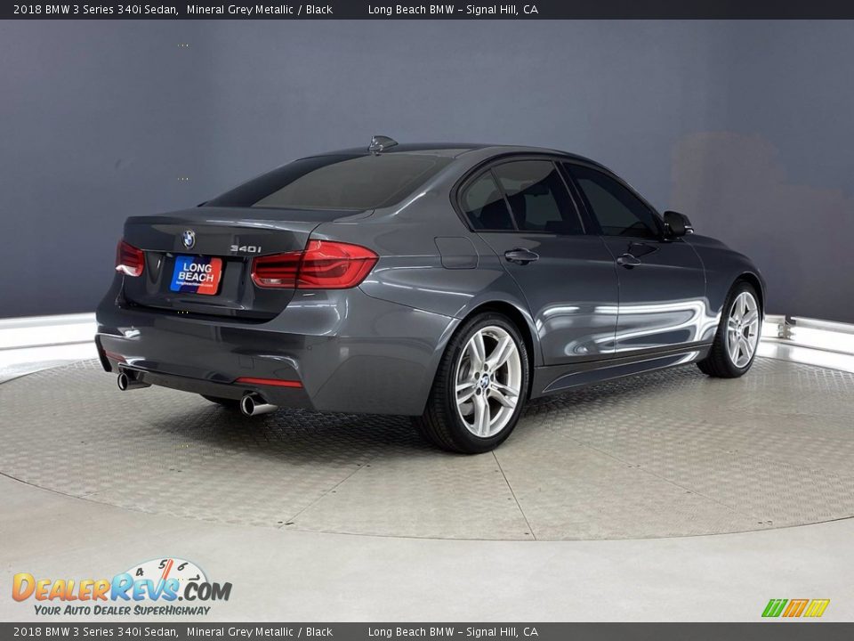 2018 BMW 3 Series 340i Sedan Mineral Grey Metallic / Black Photo #5