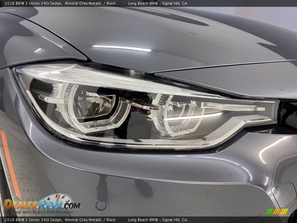 2018 BMW 3 Series 340i Sedan Mineral Grey Metallic / Black Photo #7