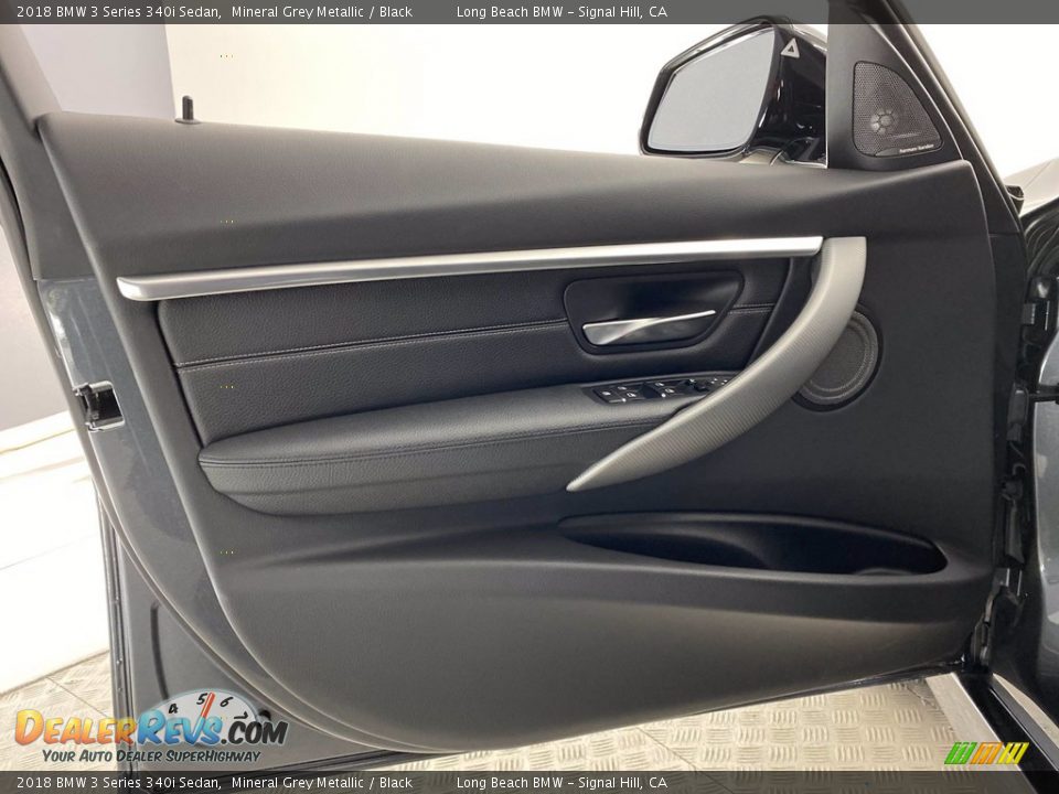 2018 BMW 3 Series 340i Sedan Mineral Grey Metallic / Black Photo #13