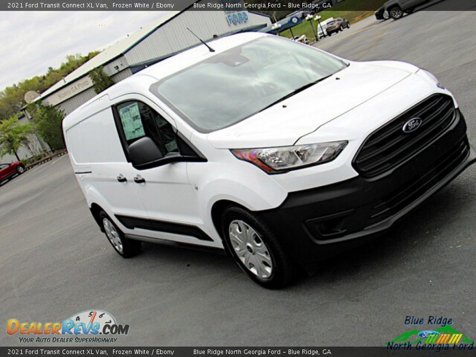 2021 Ford Transit Connect XL Van Frozen White / Ebony Photo #25